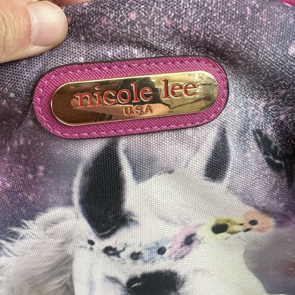 Nicole Lee USA Unicorn Rolling Large Backpack W Computer Compartment NWT - Picture 2 of 14